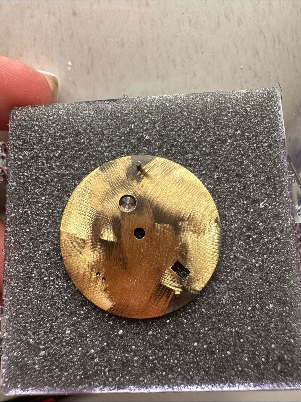 Rolex Datejust Dial with Green and Gold Details - Picture 5 of 6